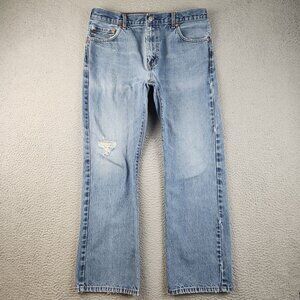 Levis Jeans Mens 36x32 Blue Wash 517 Faded Cowboy Western Ranch Hand Rodeo Denim